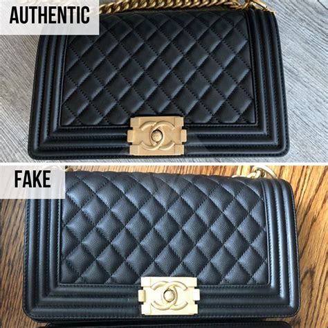 chanel boy bag real vs fake|how to identify chanel bags.